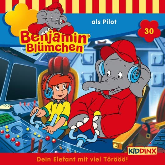 Tonie-Figur als Pilot aus der Serie Benjamin Blümchen