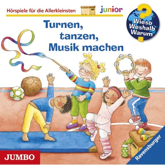 Tonie-Figur Turnen, tanzen, Musik machen aus der Serie Wieso? Weshalb? Warum? junior