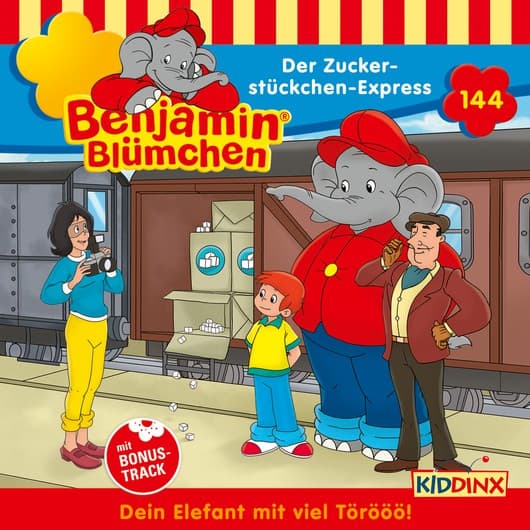 Tonie-Figur Der Zuckerstückchen-Express aus der Serie Benjamin Blümchen