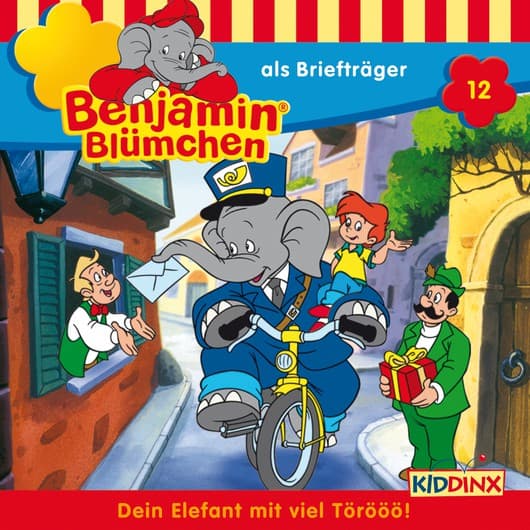 Tonie-Figur als Briefträger aus der Serie Benjamin Blümchen