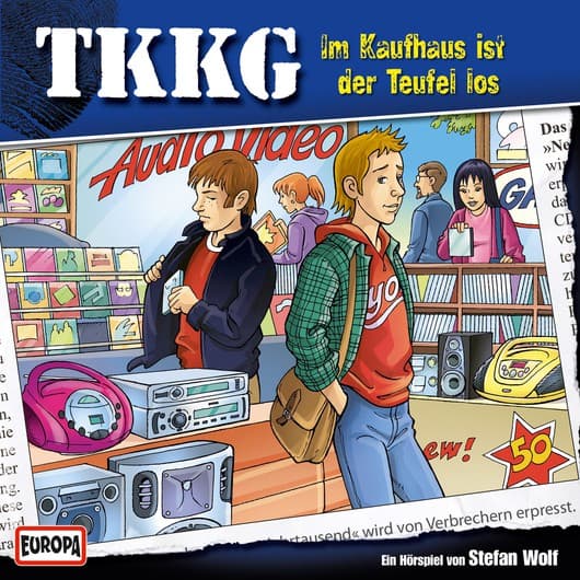 Tonie-Figur Im Kaufhaus ist der Teufel los aus der Serie TKKG