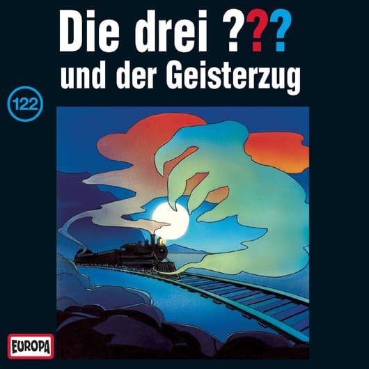 Tonie-Figur und der Geisterzug aus der Serie Die drei ???