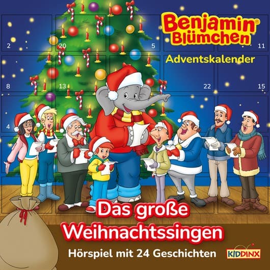 Tonie-Figur Adventskalender: Das große Weihnachtssingen aus der Serie Benjamin Blümchen
