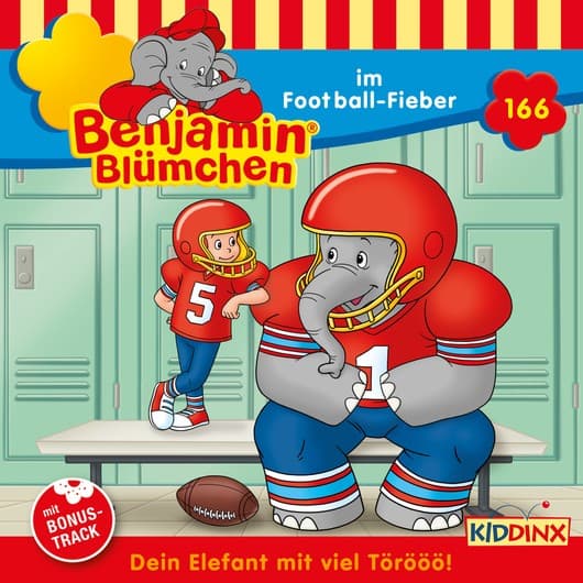 Tonie-Figur Benjamin Blümchen, Folge 166: Im Football-Fieber aus der Serie Benjamin Blümchen
