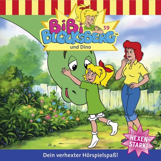 Tonie-Figur und Dino aus der Serie Bibi Blocksberg