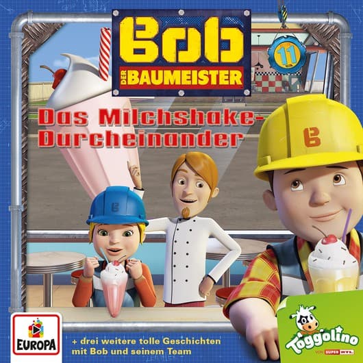 Tonie-Figur Das Milchshake-Durcheinander aus der Serie Bob der Baumeister