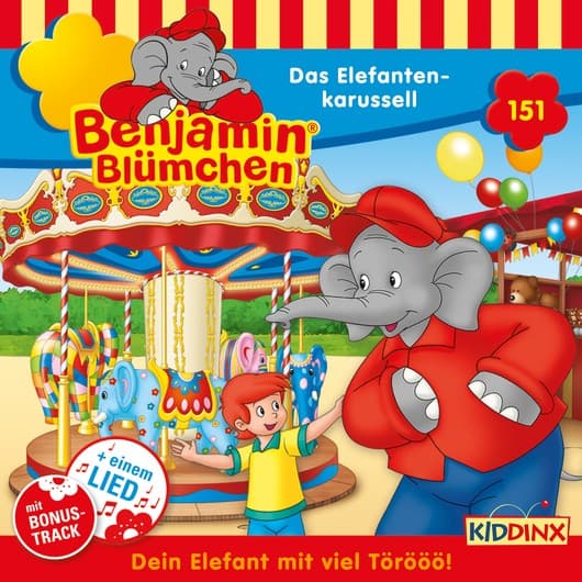 Tonie-Figur Das Elefantenkarussell aus der Serie Benjamin Blümchen