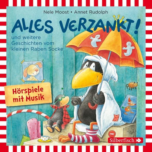 Tonie-Figur Alles verzankt!, Alles zu voll!, Alles nass! aus der Serie Der kleine Rabe Socke