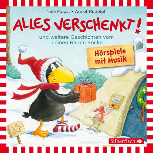 Tonie-Figur Alles verschenkt!, Alles Winter!, Alles gebacken!, Alles taut! aus der Serie Der kleine Rabe Socke