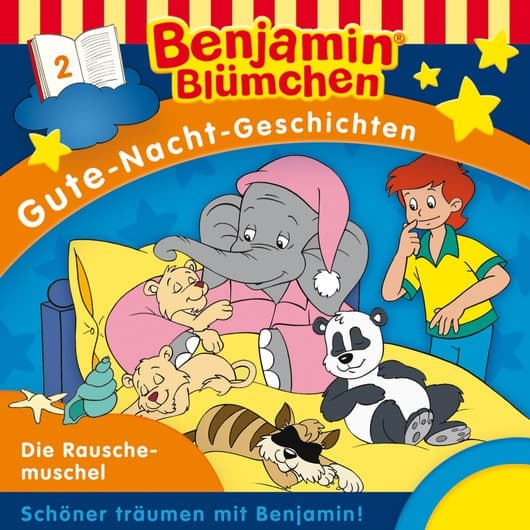 Tonie-Figur Die Rauschemuschel aus der Serie Benjamin Blümchen Gute-Nacht-Geschichten