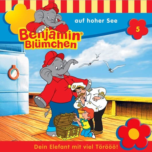 Tonie-Figur auf hoher See aus der Serie Benjamin Blümchen