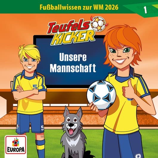 Tonie-Figur WM 2026-Wissen 01 - Unsere Mannschaft aus der Serie Teufelskicker