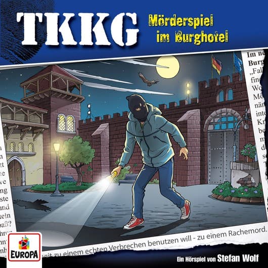 Tonie-Figur Mörderspiel im Burghotel aus der Serie TKKG