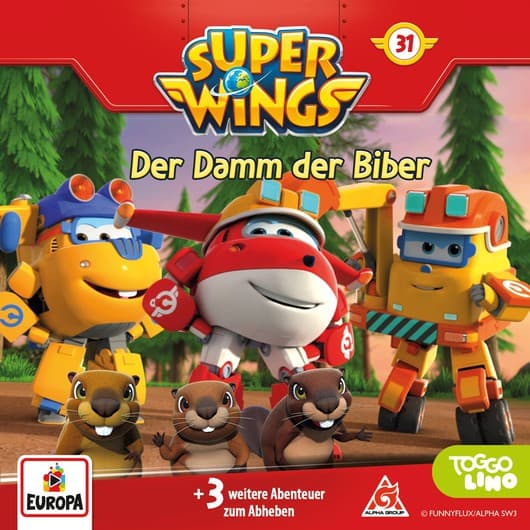 Tonie-Figur Der Damm der Biber aus der Serie Super Wings