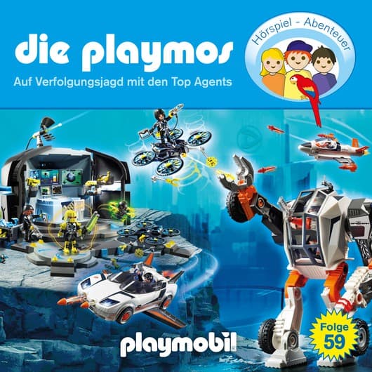 Tonie-Figur Auf Verfolgungsjagd mit den Top Agents aus der Serie Die Playmos