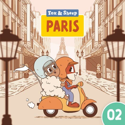 Tonie-Figur Paris aus der Serie Rund um die Welt mit Fuchs und Schaf