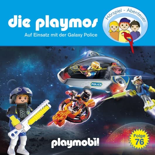 Tonie-Figur Auf Einsatz mit der Galaxy Police aus der Serie Die Playmos