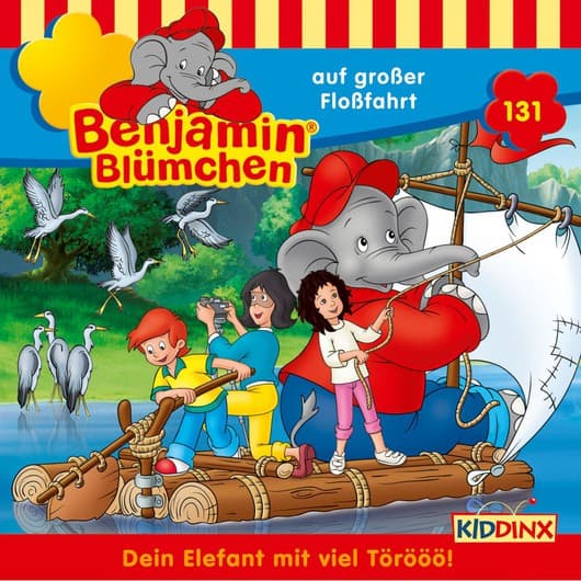 Tonie-Figur auf großer Floßfahrt aus der Serie Benjamin Blümchen
