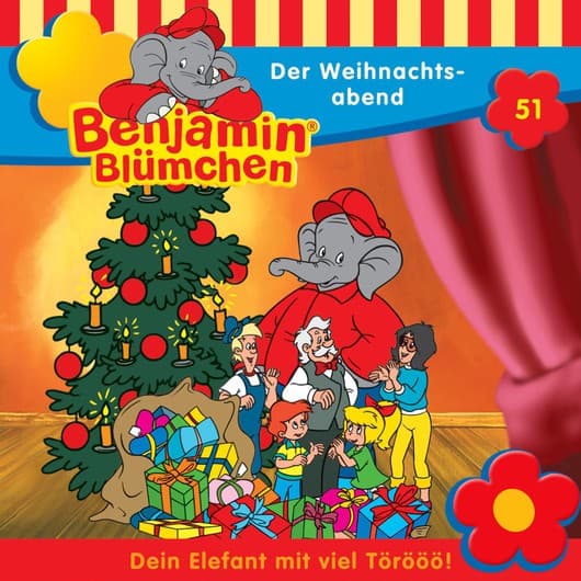 Tonie-Figur Der Weihnachtsabend aus der Serie Benjamin Blümchen