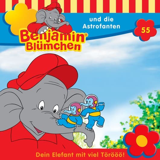Tonie-Figur und die Astrofanten aus der Serie Benjamin Blümchen