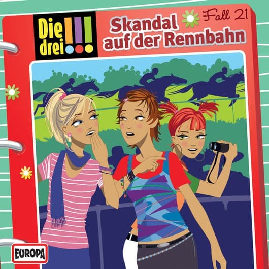 Tonie-Figur Skandal auf der Rennbahn aus der Serie Die drei !!!