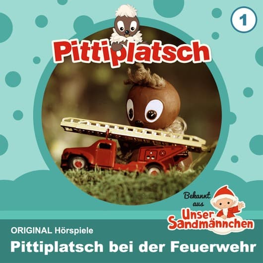 Tonie-Figur Pittiplatsch bei der Feuerwehr aus der Serie Pittiplatsch