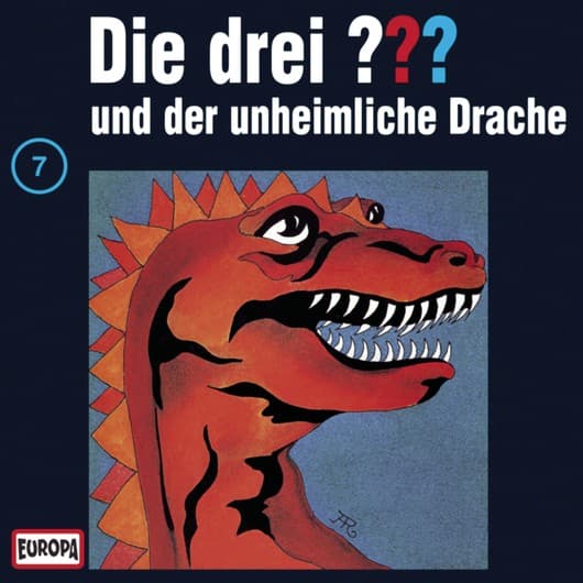 Tonie-Figur und der unheimliche Drache aus der Serie Die drei ???