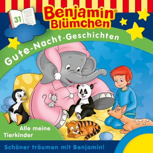 Tonie-Figur Alle meine Tierkinder aus der Serie Benjamin Blümchen Gute-Nacht-Geschichten