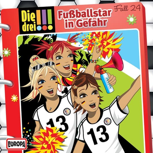 Tonie-Figur Fußballstar in Gefahr aus der Serie Die drei !!!