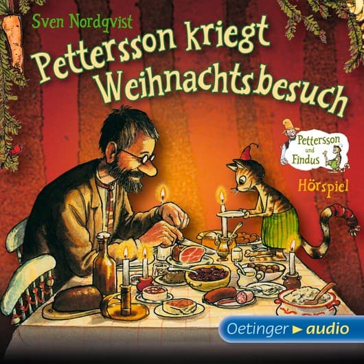 Tonie-Figur Pettersson kriegt Weihnachtsbesuch aus der Serie Pettersson und Findus