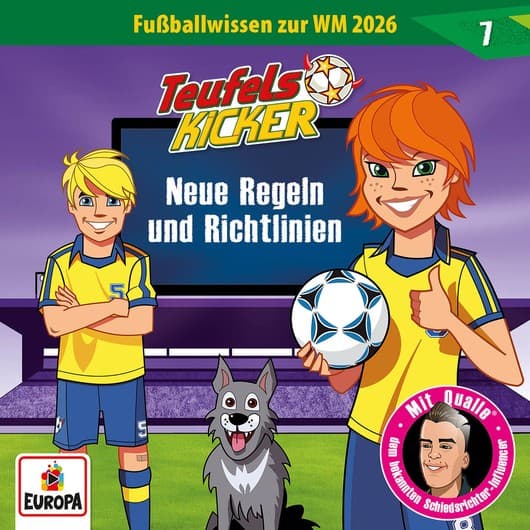 Tonie-Figur WM 2026-Wissen 07 - Neue Regeln und Richtlinien aus der Serie Teufelskicker