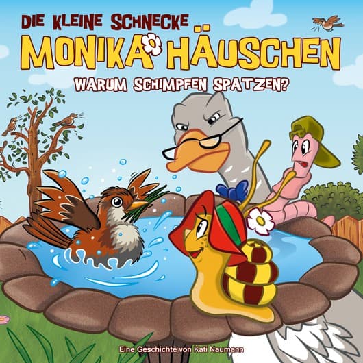 Tonie-Figur Warum schimpfen Spatzen? aus der Serie Die kleine Schnecke Monika Häuschen