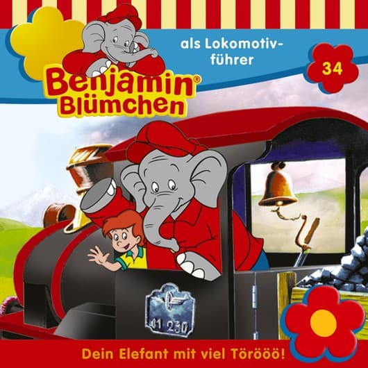 Tonie-Figur als Lokomotivführer aus der Serie Benjamin Blümchen