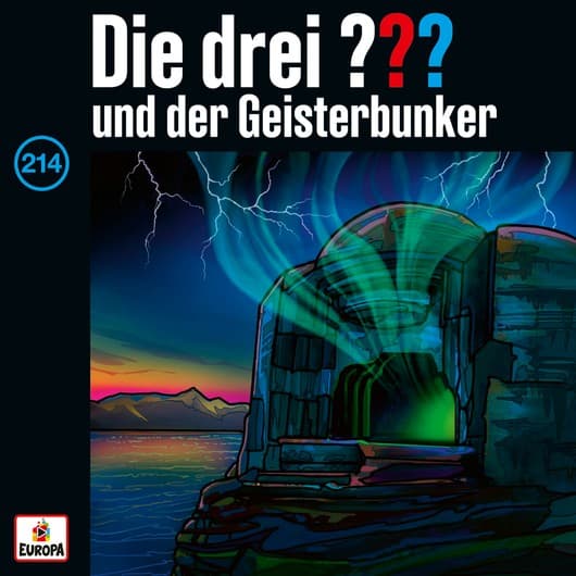 Tonie-Figur und der Geisterbunker aus der Serie Die drei ???