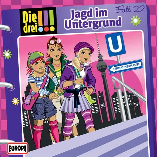 Tonie-Figur Jagd im Untergrund aus der Serie Die drei !!!