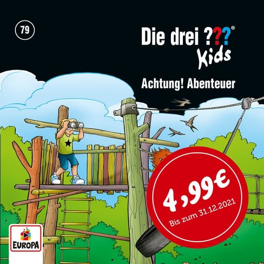 Tonie-Figur Achtung, Abenteuer! aus der Serie Die drei ??? Kids