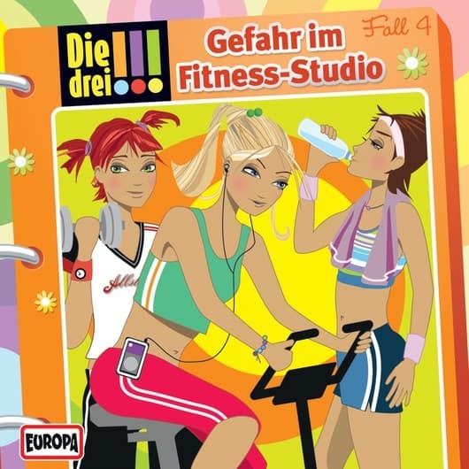 Tonie-Figur Gefahr im Fitness-Studio aus der Serie Die drei !!!