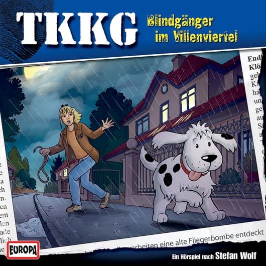 Tonie-Figur Blindgänger im Villenviertel aus der Serie TKKG