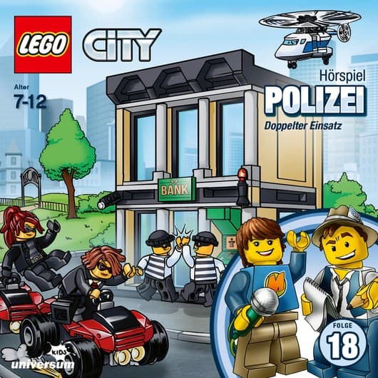 Tonie-Figur Folge 18 - Polizei - Doppelter Einsatz aus der Serie LEGO City