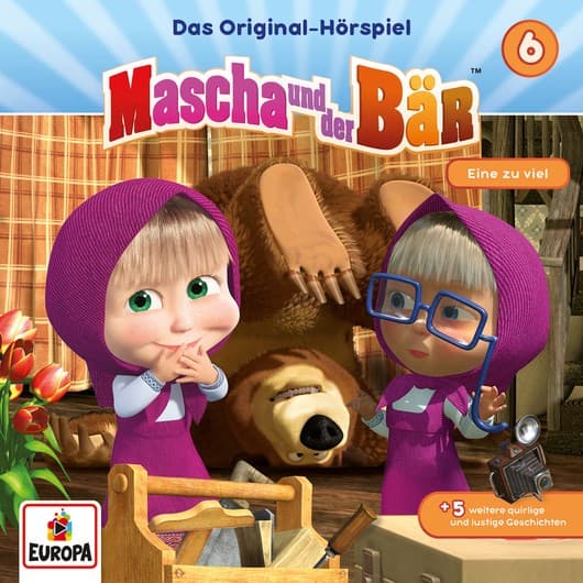 Tonie-Figur Eine zu viel aus der Serie Mascha und der Bär