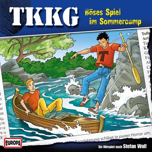 Tonie-Figur Böses Spiel im Sommercamp aus der Serie TKKG