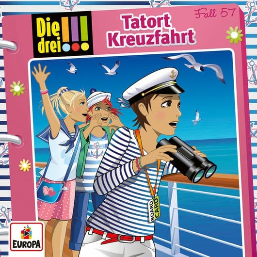 Tonie-Figur Tatort Kreuzfahrt aus der Serie Die drei !!!