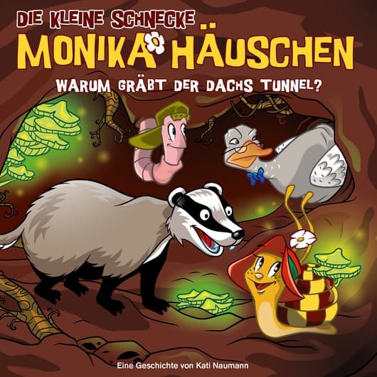 Tonie-Figur Warum gräbt der Dachs Tunnel? aus der Serie Die kleine Schnecke Monika Häuschen