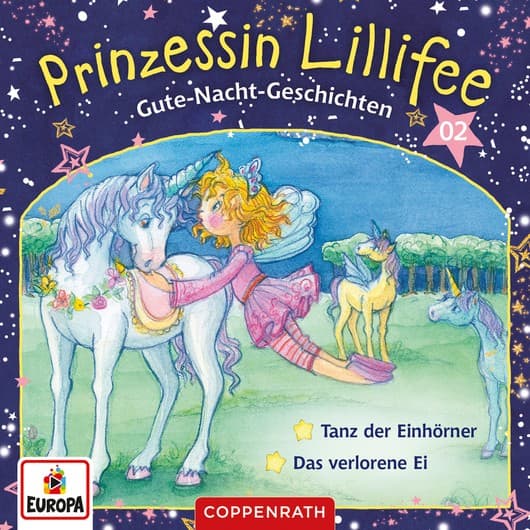 Tonie-Figur Gute-Nacht-Geschichten Folge 03+04: Tanz der Einhörner / Das verlorene Ei aus der Serie Prinzessin Lillifee
