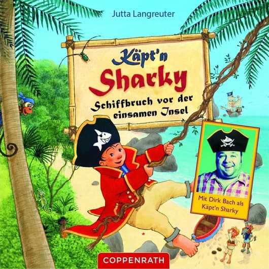 Tonie-Figur Schiffbruch vor der einsamen Insel aus der Serie Käpt'n Sharky
