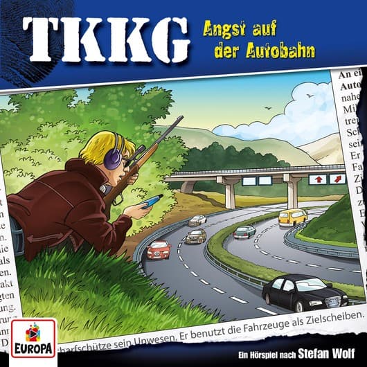 Tonie-Figur Angst auf der Autobahn aus der Serie TKKG