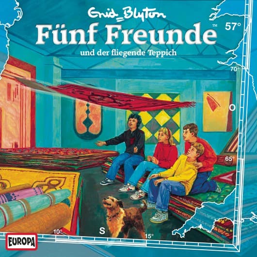 Tonie-Figur und der fliegende Teppich aus der Serie Fünf Freunde