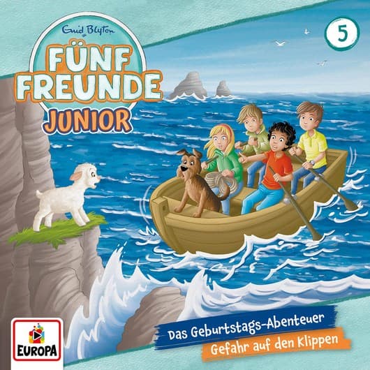 Tonie-Figur Folge 5: Das Geburtstags-Abenteuer/Gefahr auf den Klippen aus der Serie Fünf Freunde Junior