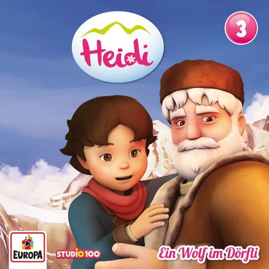Tonie-Figur Ein Wolf im Dörfli (CGI) aus der Serie Heidi - Die neue Serie