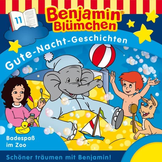 Tonie-Figur Badespaß im Zoo aus der Serie Benjamin Blümchen Gute-Nacht-Geschichten